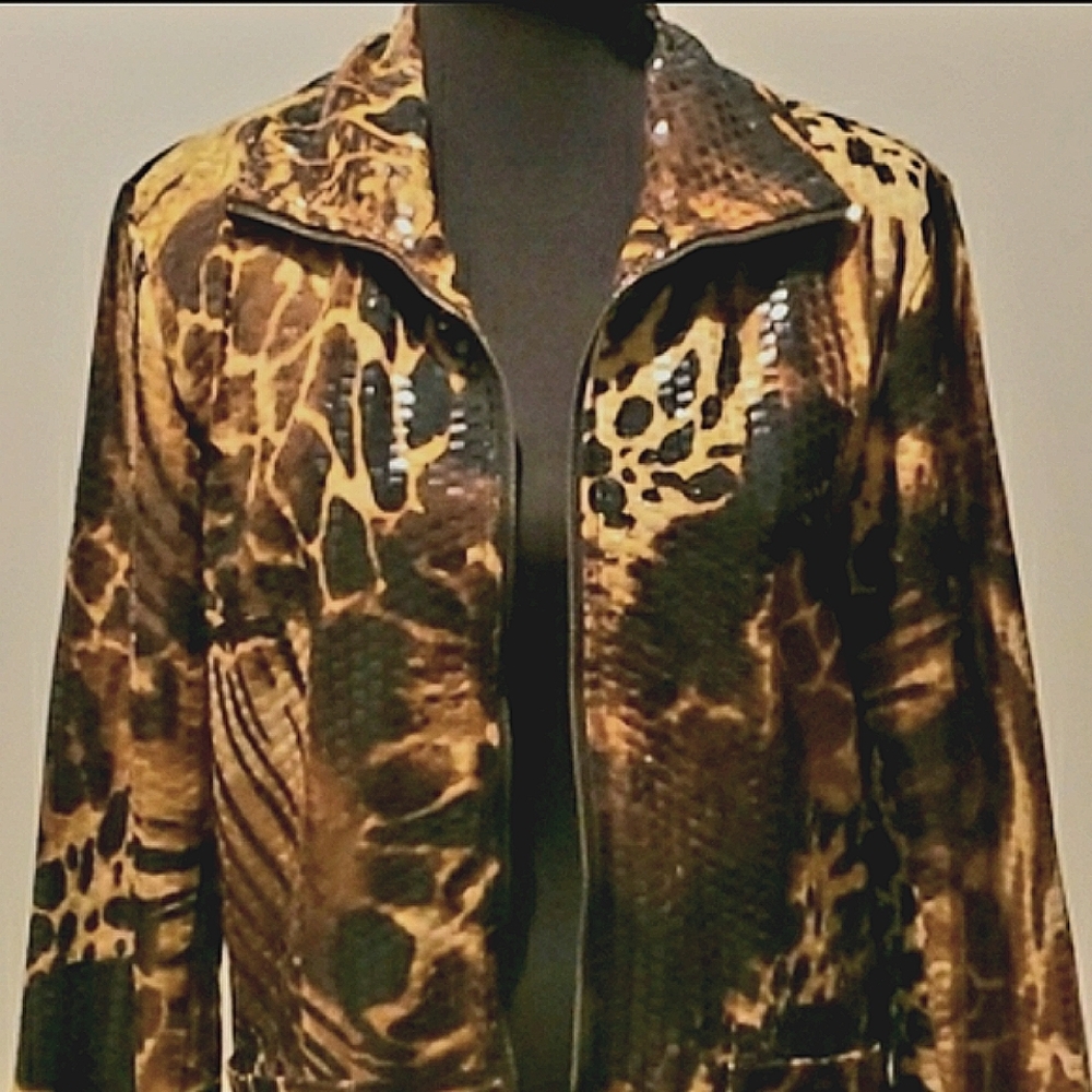 SHIMMER  🐆 leopards print jacket